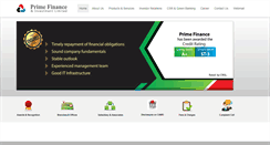 Desktop Screenshot of primefinancebd.com